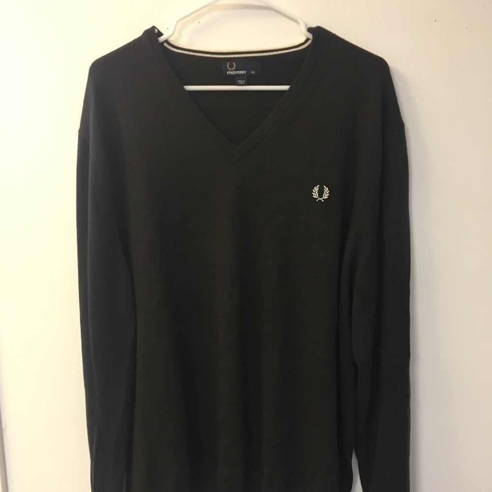 Fred Perry V neck Sweater